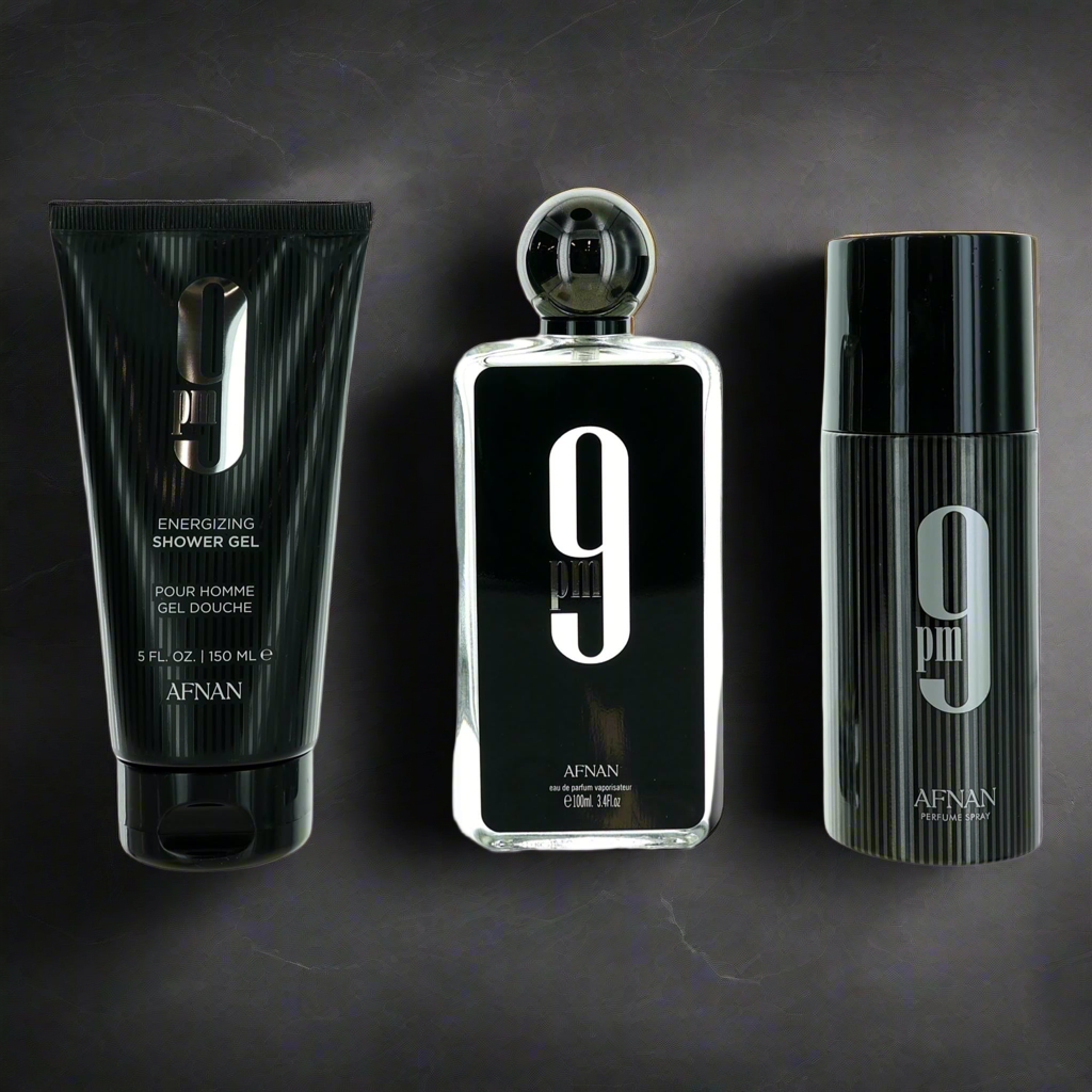 Afnan 9PM Black Gift Set – Caskeny Fragrances