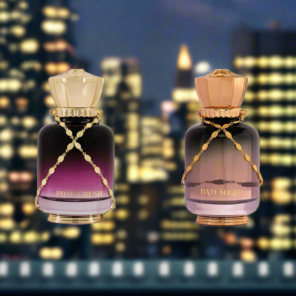 Maison Asrar Pink Crush & Aroma Concepts Date Night | Fruity Floral Perfumes | Long-Lasting Elegant & Unisex Fragrances for Special Occasions