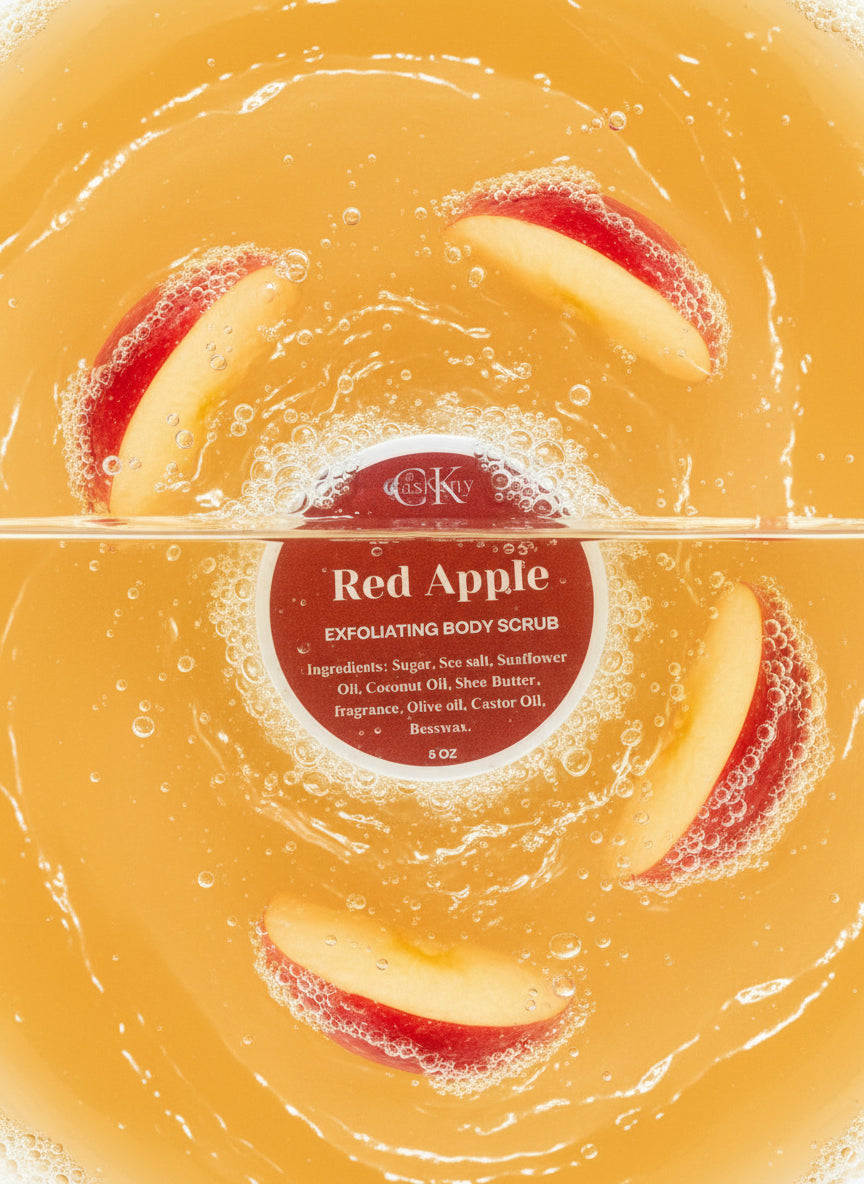 🍎 RED APPLE Sea Moss Body Scrub