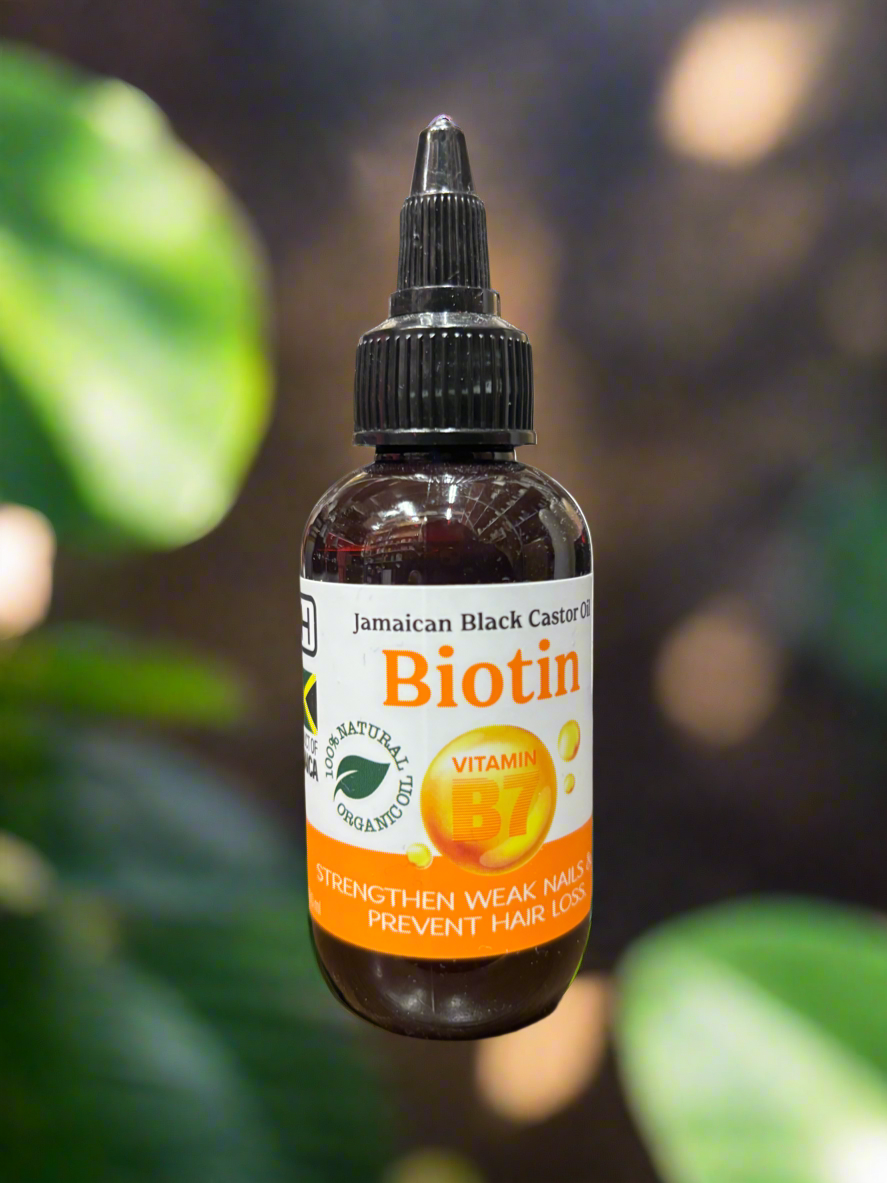 Jamaican Black Castor Oil with Biotin (Vitamin B7)