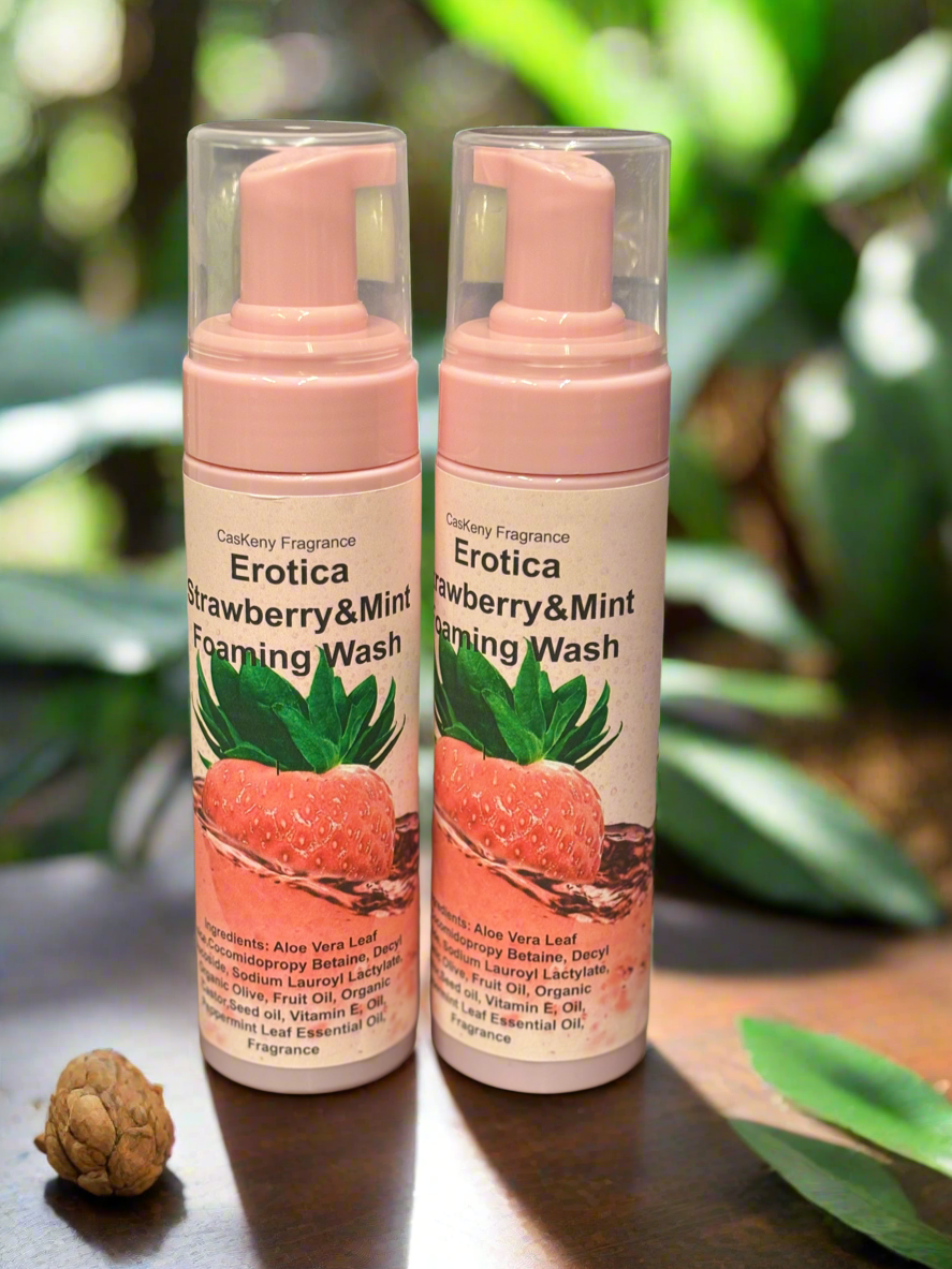 Erotica Strawberry & Mint Foaming Wash