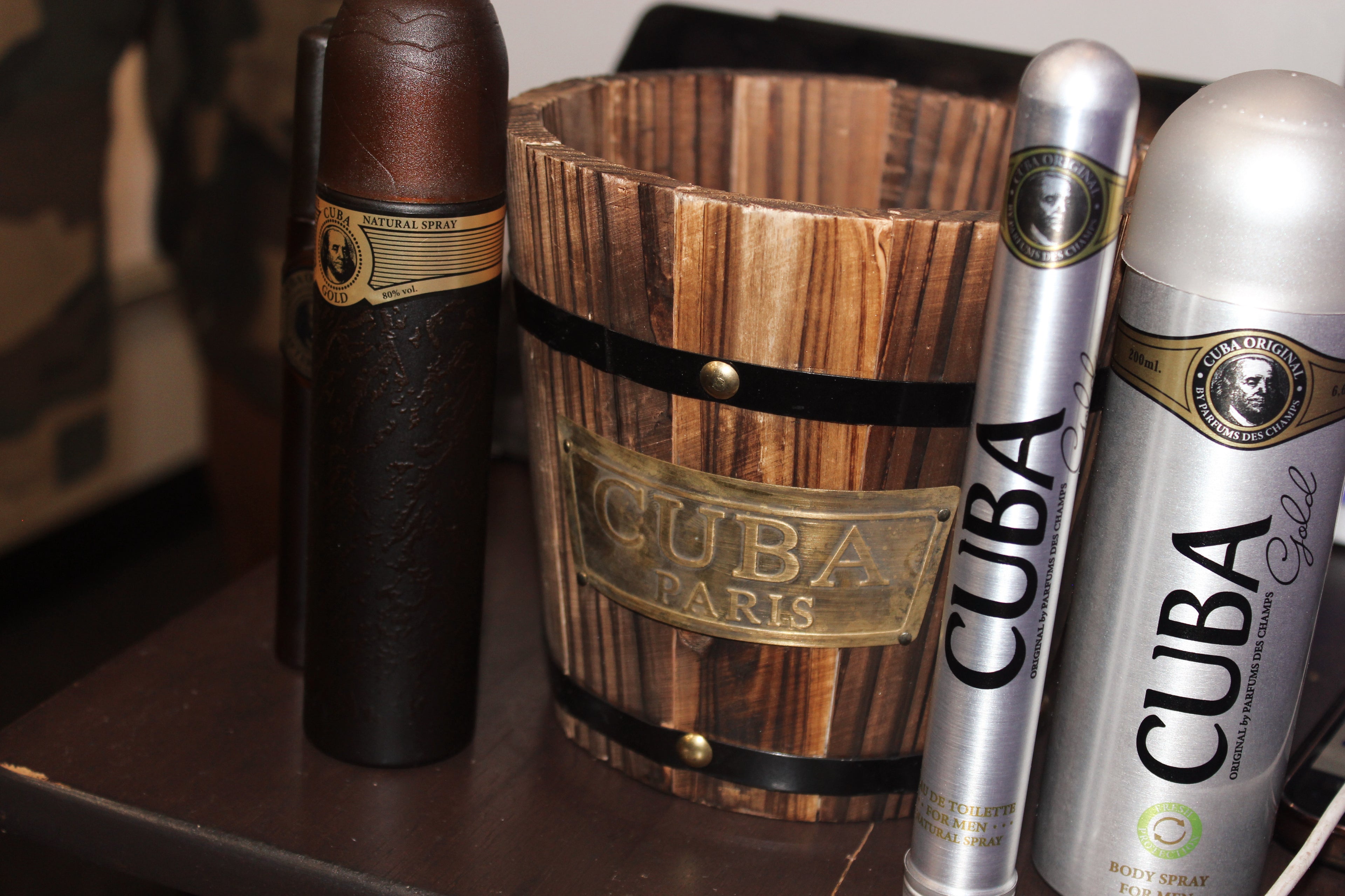 Cuba Gold Cologne by Fragluxe – Gift Set