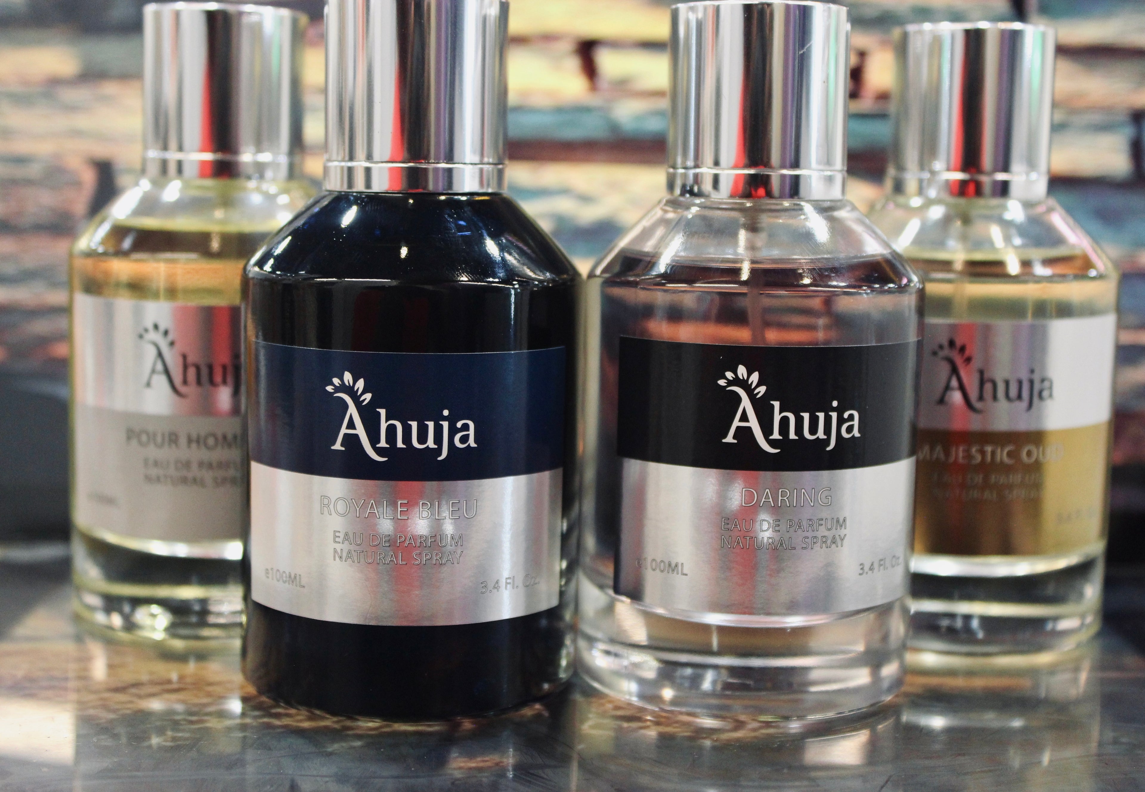 Ahuja Majestic Oud/ Pour Homme/ Daring/ Royal Bleu.