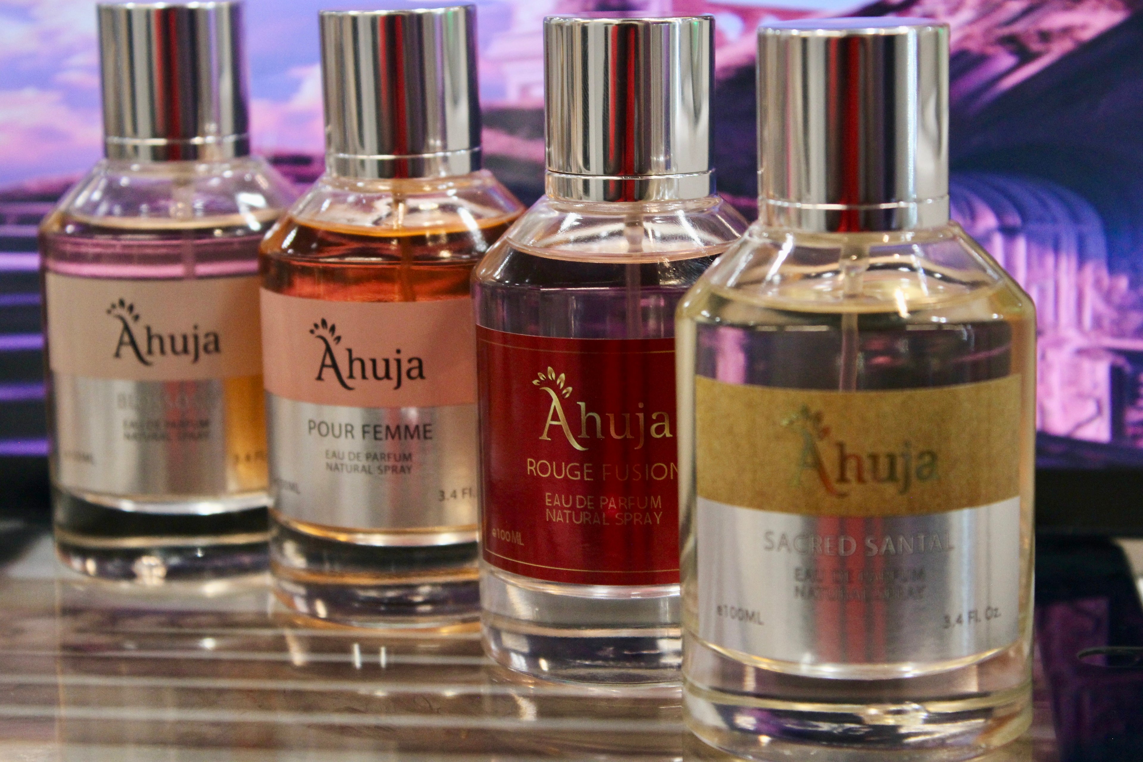 Ahuja Blossomy/Rouge Fusion/Sacred Santal/ Pour Femme