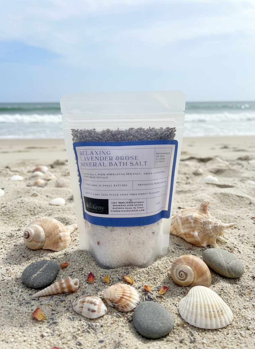 🌊 Relaxing Lavender & Rose Mineral Bath Salt 🌹