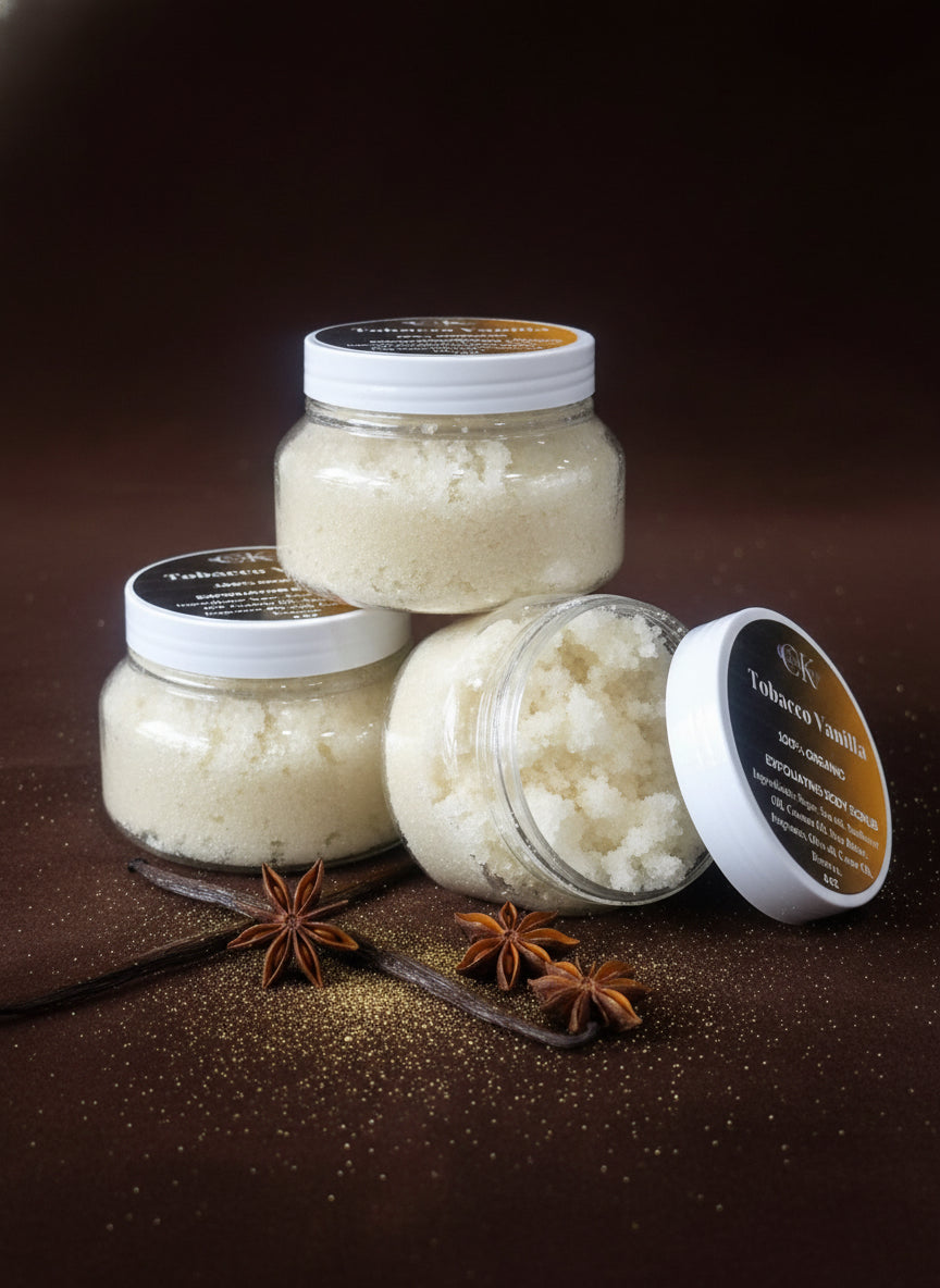 🍦 TOBACCO VANILLA Sea Moss Body Srub