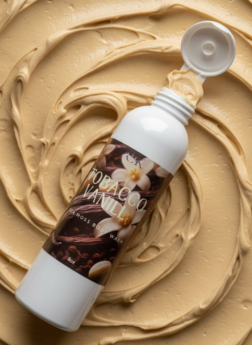 🍨TOBACCO VANILLA Sea Moss Body Wash
