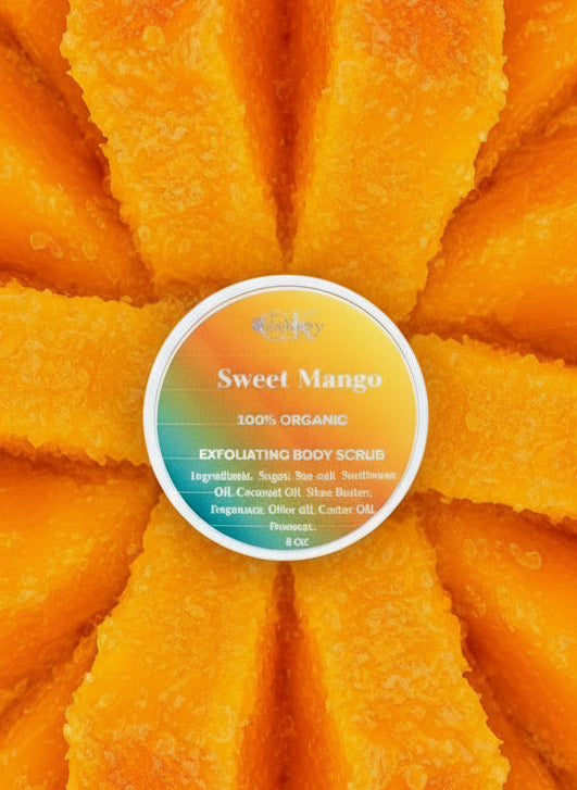 🥭 SWEET MANGO Sea Moss Body Scrub