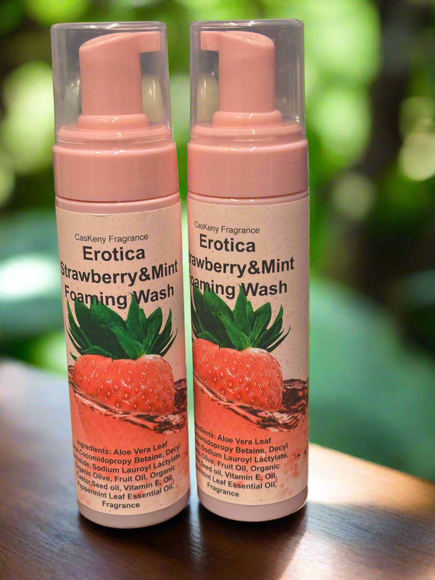 Erotica Strawberry & Mint Foaming Wash