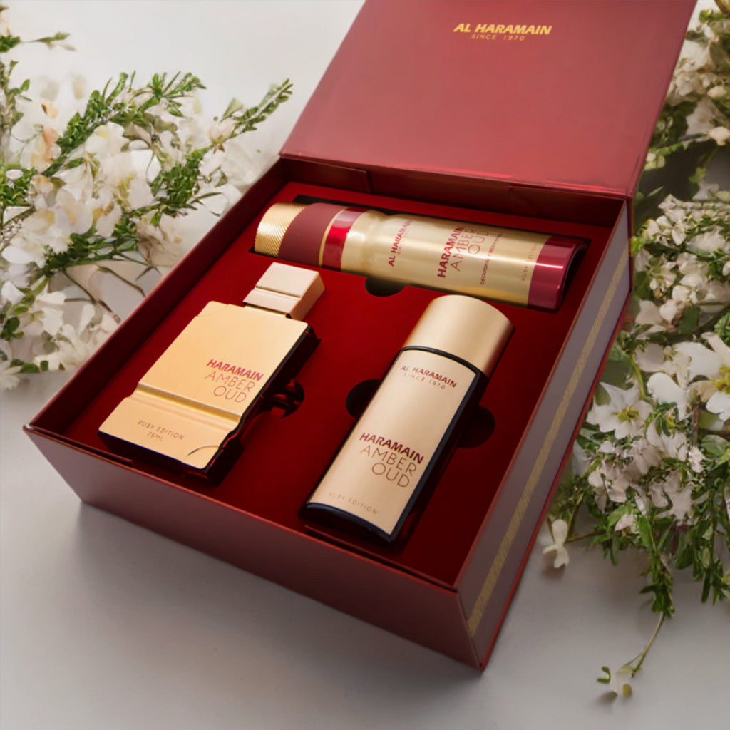 Al Haramain Amber Oud Ruby Edition Gift Set