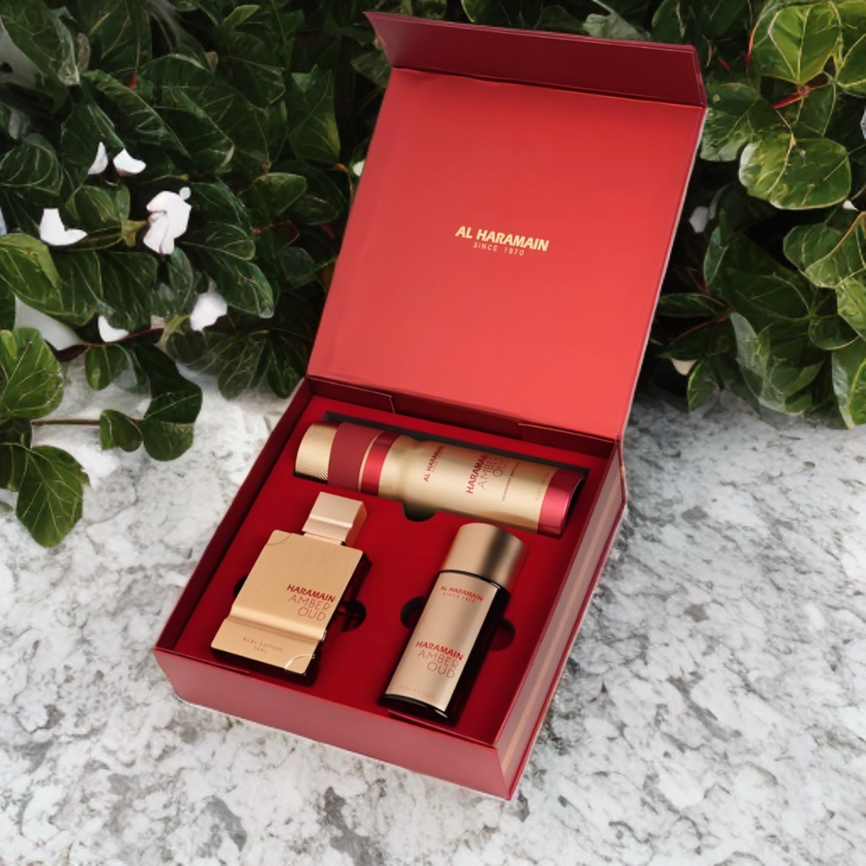 Al Haramain Amber Oud Ruby Edition Gift Set