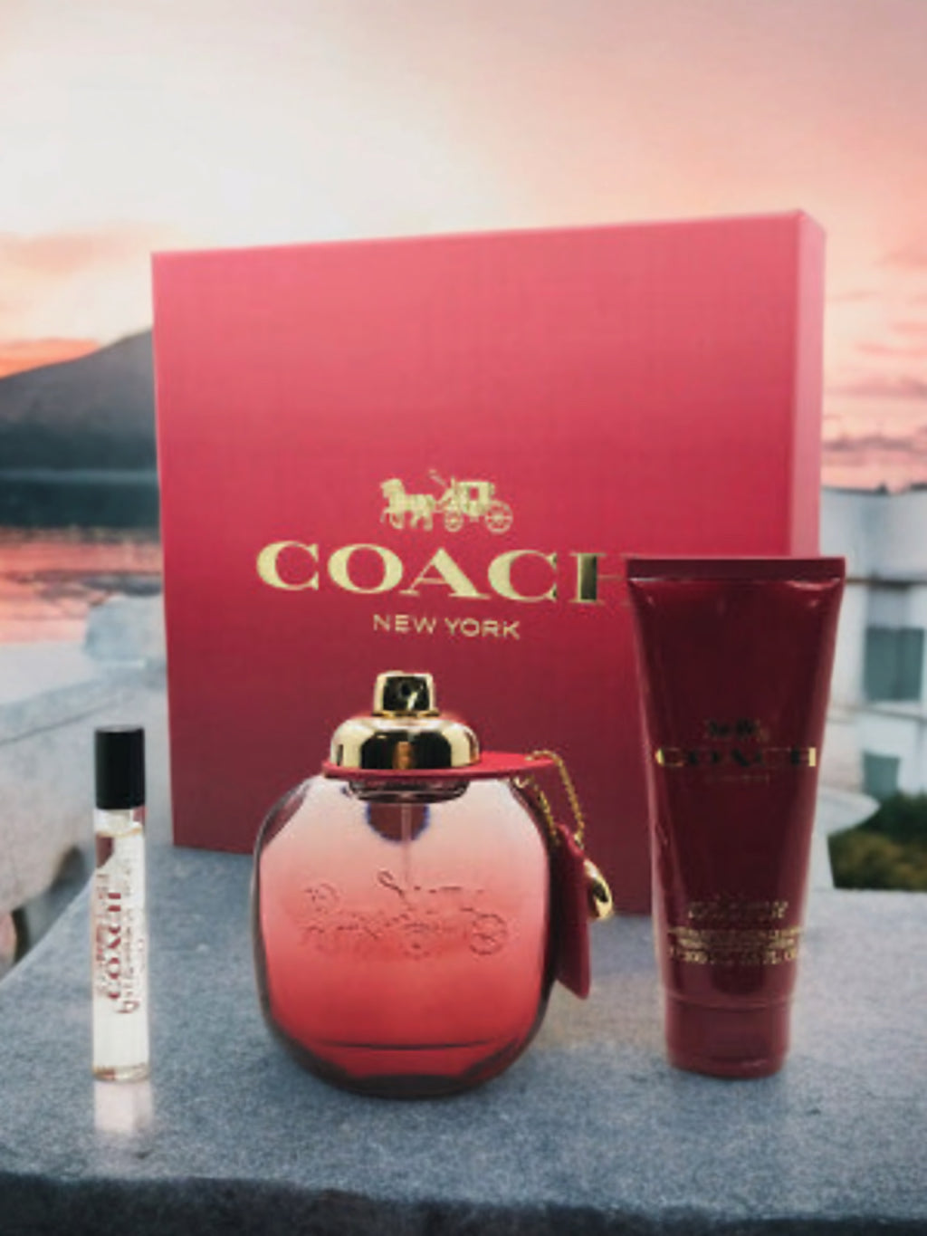 Coach Wild Rose 3-Piece Gift Set