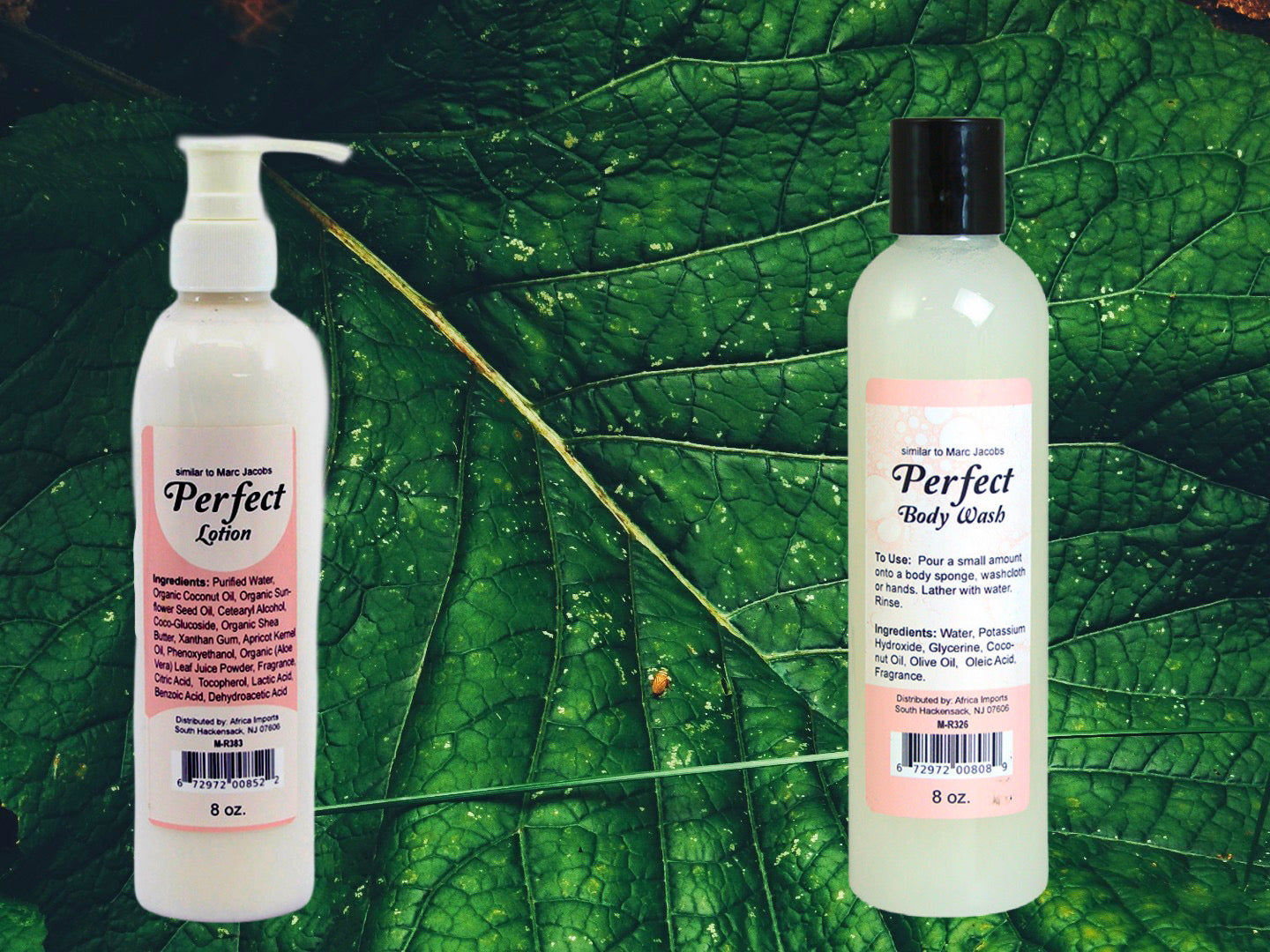 Perfect inspired by Marc Jacobs Lotion/Bodywash