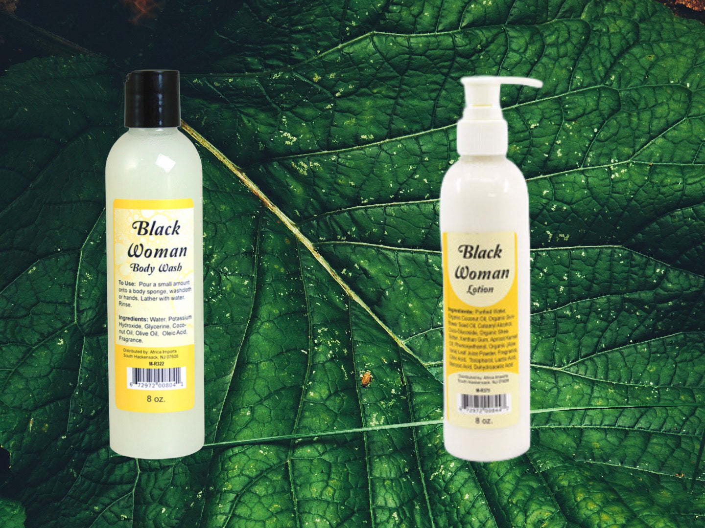 Black Women Lotion/Bodywash