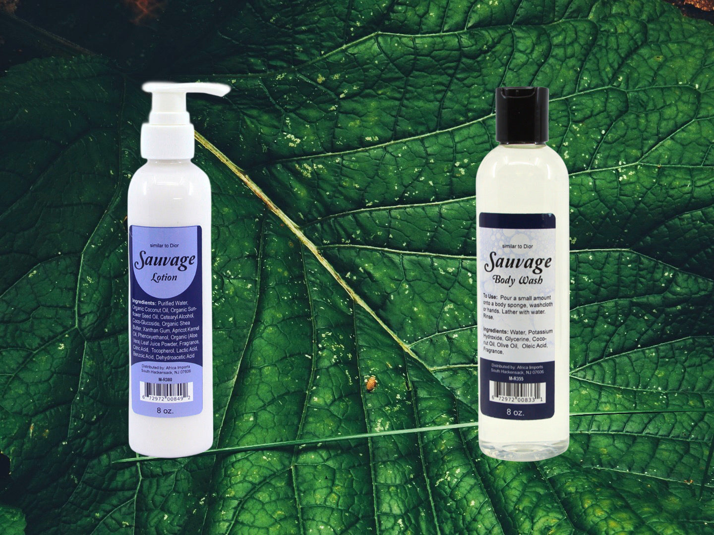 Sauvage Bodywash/ Lotion inspired by Dior