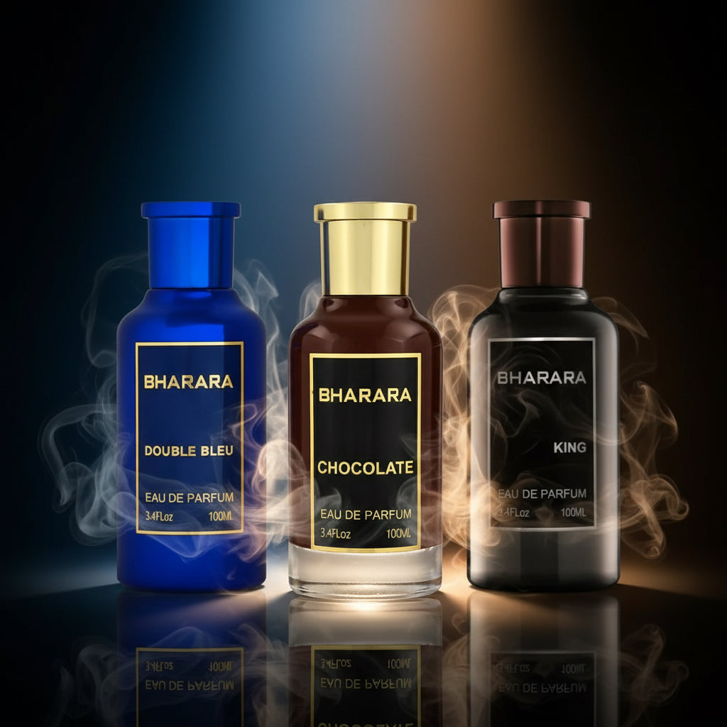 Bharara Signature Scents (Chocolate, Double Blue, King)