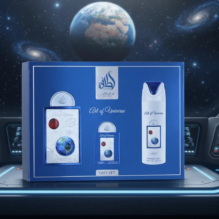 Lattafa Pride Art of Universe 3-Piece Eau de Parfum Gift Set